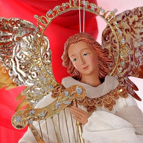 Aniołek z harfą