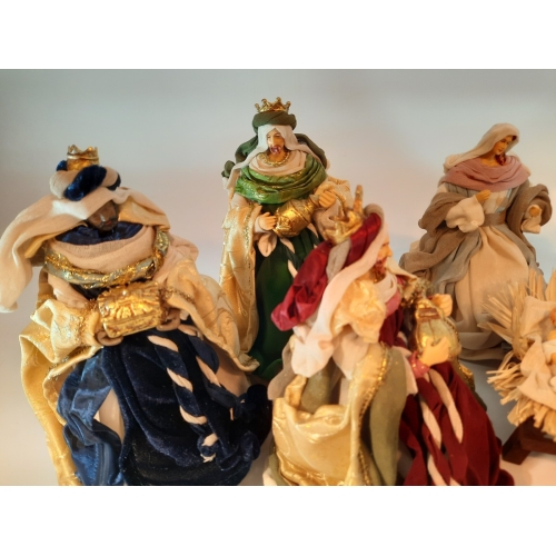 Figury do szopki bożonarodzeniowej - Zestaw FS26c - Figurki w szatach do szopki betlejemskiej