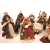 Figury do szopki bożonarodzeniowej - Zestaw FS26R - Figurki w szatach do szopki betlejemskiej