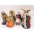 Figury do szopki bożonarodzeniowej - Zestaw bożonarodzeniowy FS36M - Figury w ubraniach z materiału do szopki betlejemskiej