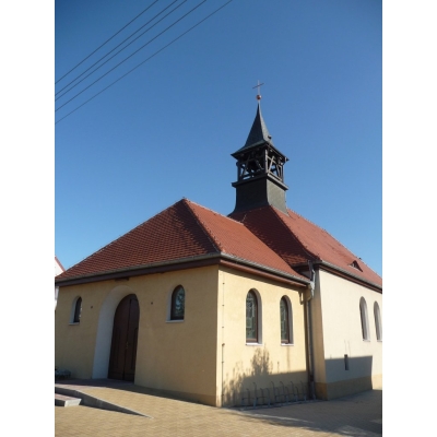 Szopka betlejemska w kościele pw. Matki Bożej Różańcowej w Radwanicach - Boże Narodzenie 2017